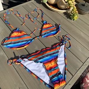 Vintage Colorful Bikini